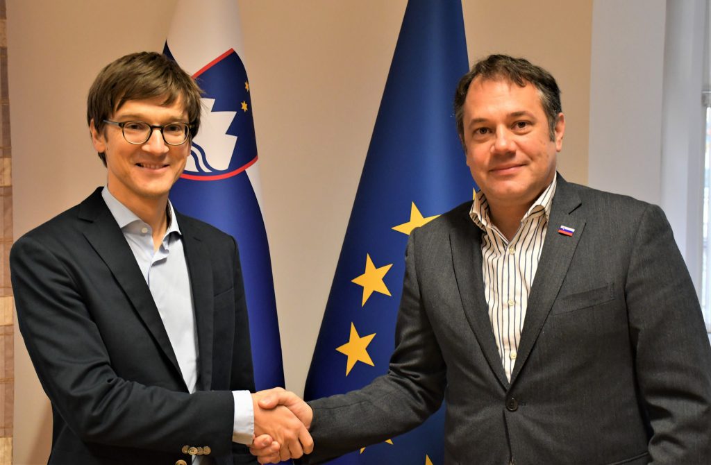 Jure Leskovec Received by Minister Matej Arčon Asef