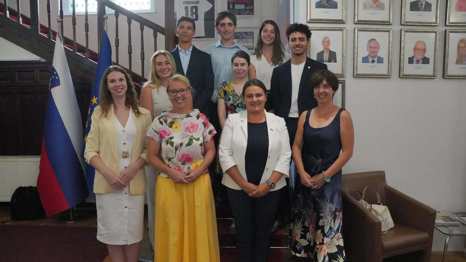 ASEF Visit Slovenia Fellows 2026 Gather at Government Office for Slovenians Abroad